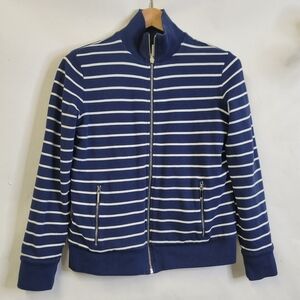 Lauren Ralph Lauren Reversible mock neck  zip up 100% cotton jacket